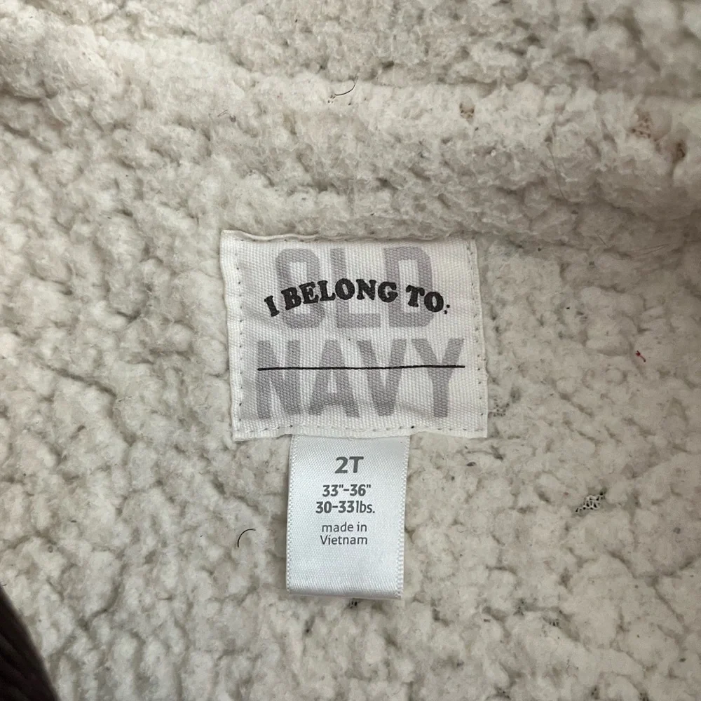 Old Navy Toddler Corduroy Sherpa Jacket Brown 2T